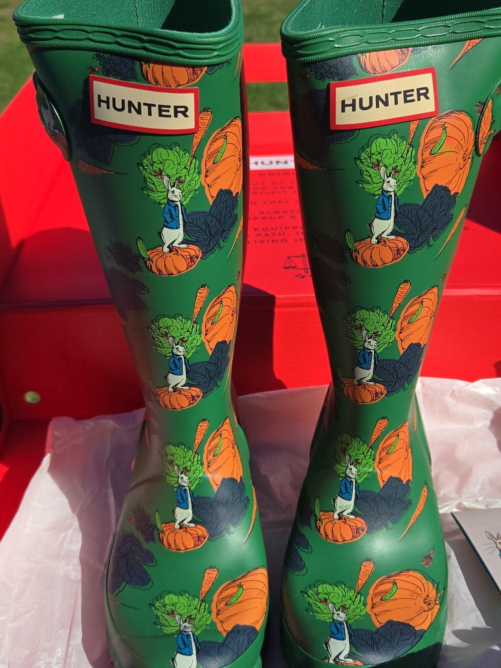 NIB Peter Rabbit Hunter Boots - Picture 3 of 9